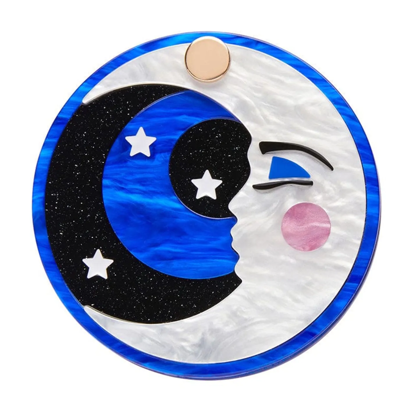 Erstwilder Dead Of Night Mirror Compact^ Mirror Compacts
