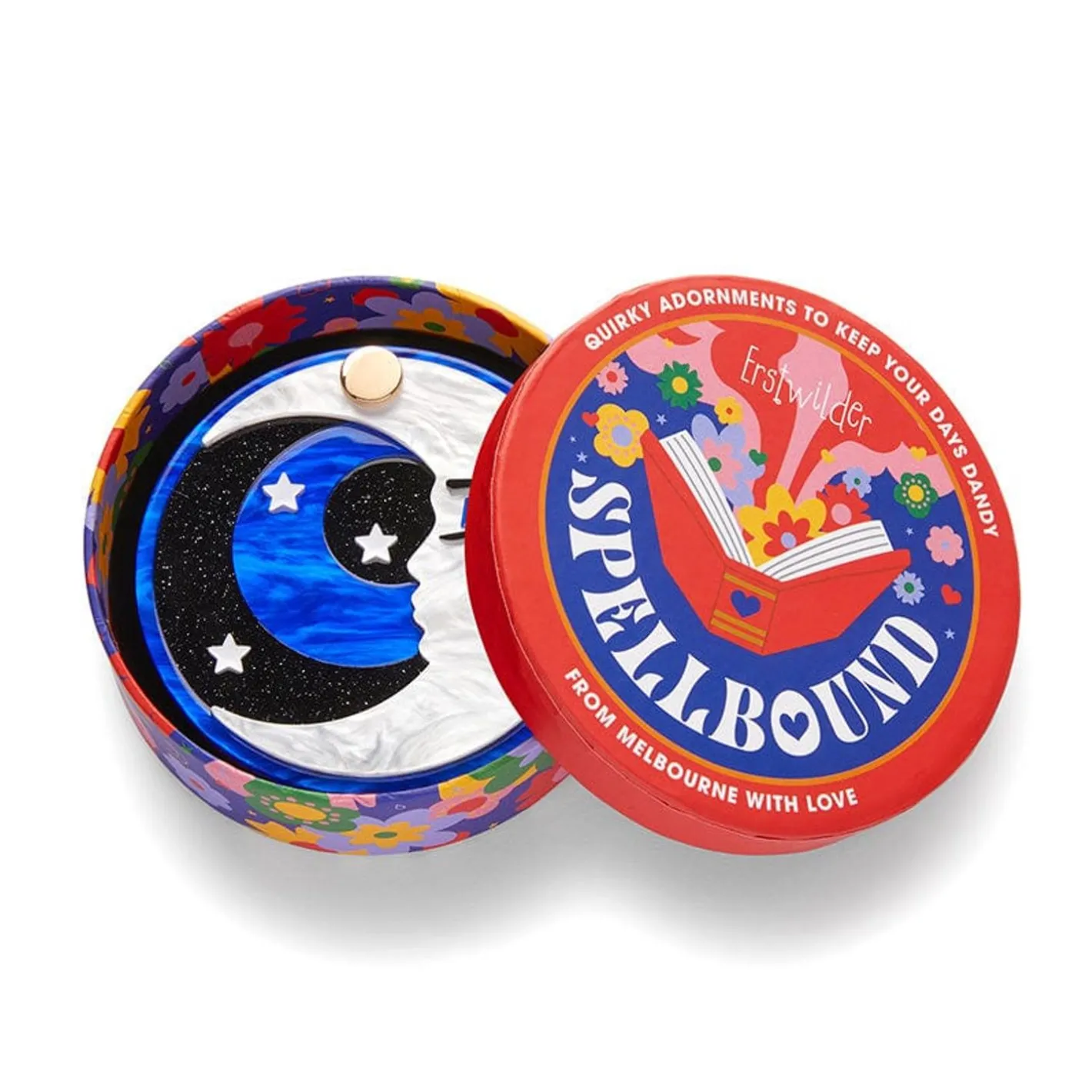 Erstwilder Dead Of Night Mirror Compact^ Mirror Compacts