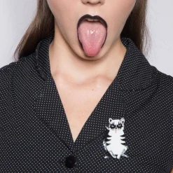Erstwilder Detroit Rock City Cat Brooch^ Brooches