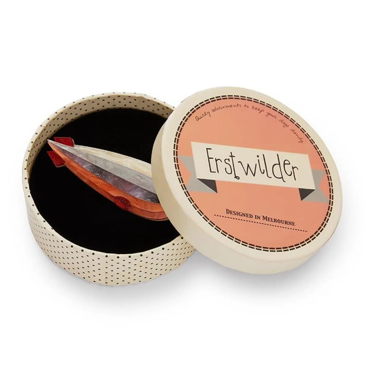 Erstwilder Dirigible Decor Zepplin Brooch^ Brooches