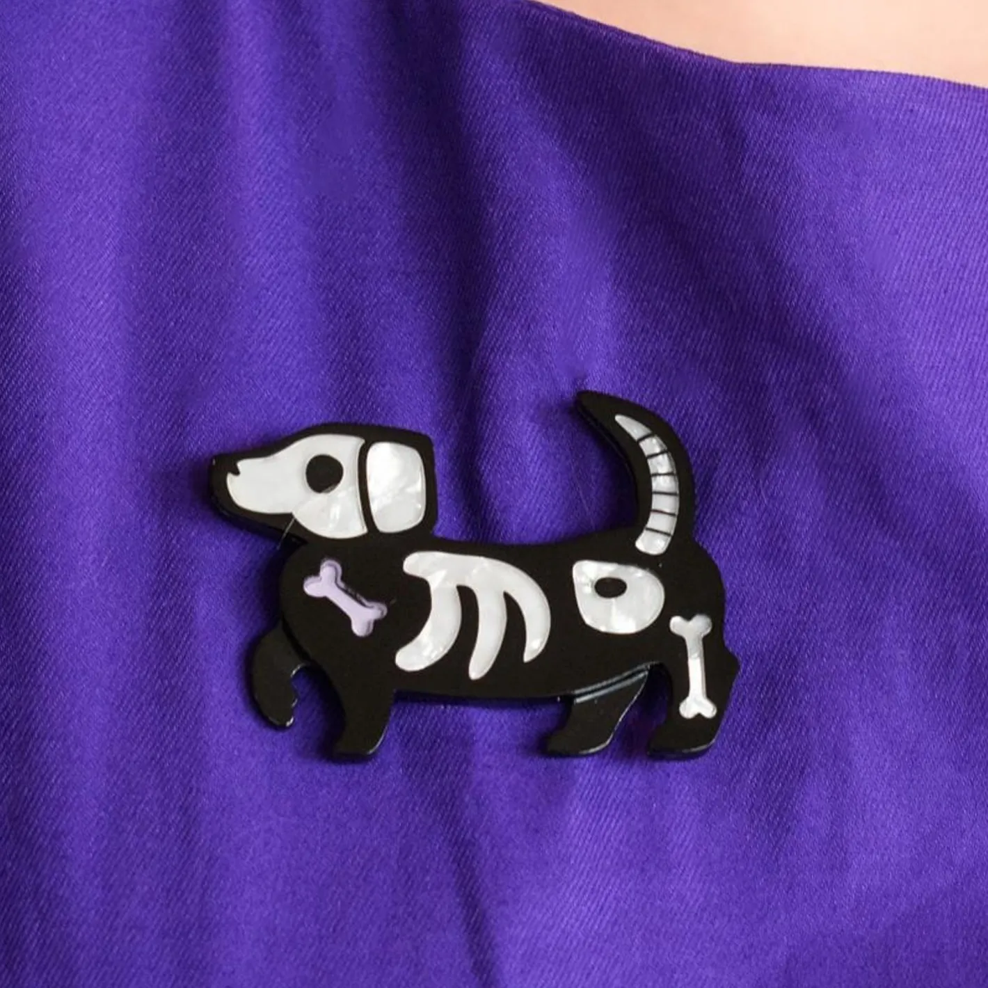Erstwilder Doggo Darkness Brooch^ Brooches
