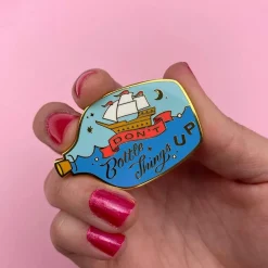 Erstwilder Don'T Bottle Things Up Enamel Pin^ Enamel Pins
