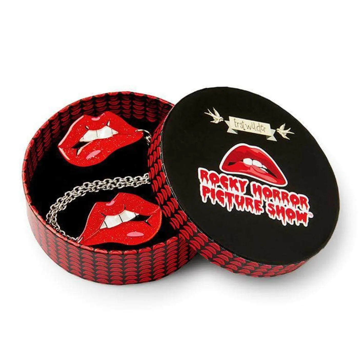 Erstwilder Double Feature Lips Double Brooch^ Brooches