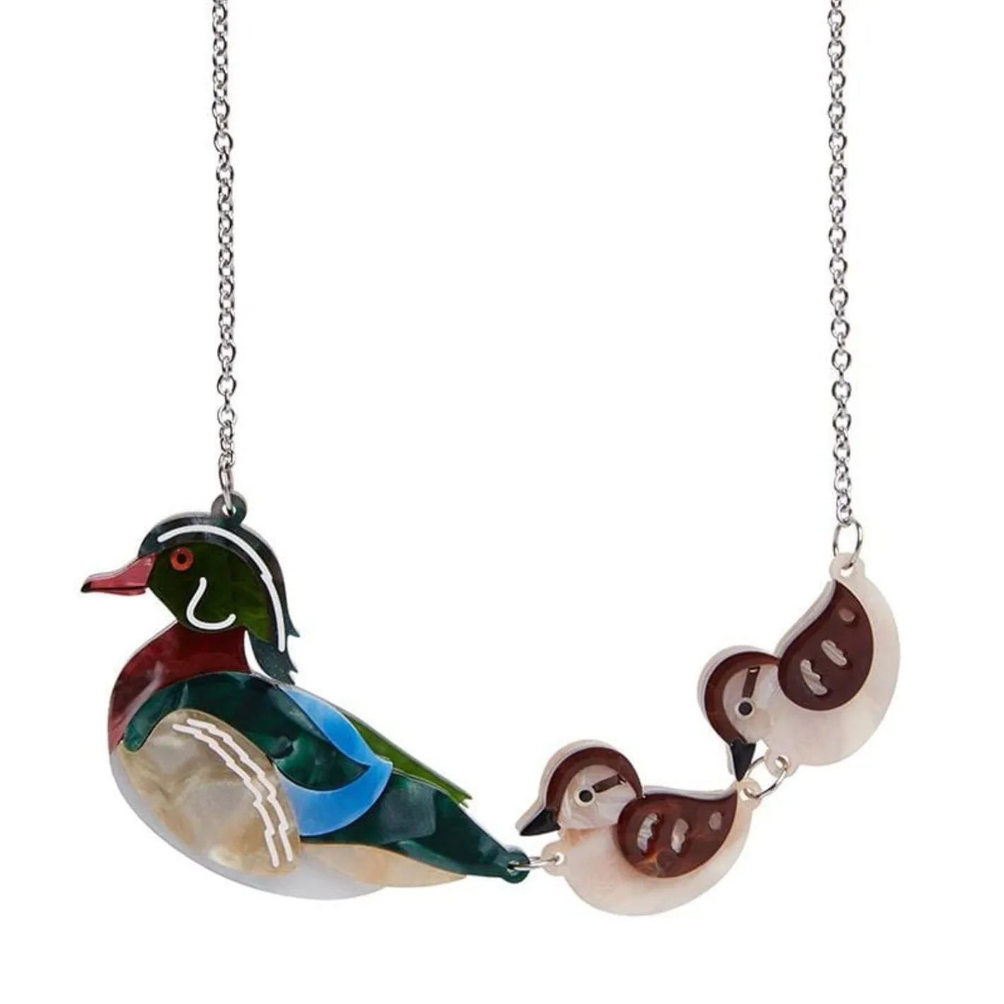 Erstwilder Ducks In A Row Necklace^ Necklaces