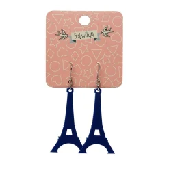 Erstwilder Eiffel Tower Solid Resin Drop Earrings - Blue^ Essential Earrings