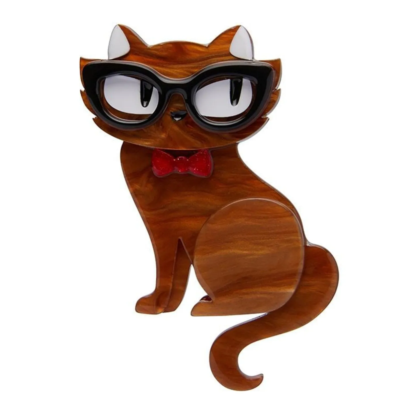 Erstwilder Elissa The Indie Cat Brooch^ Brooches