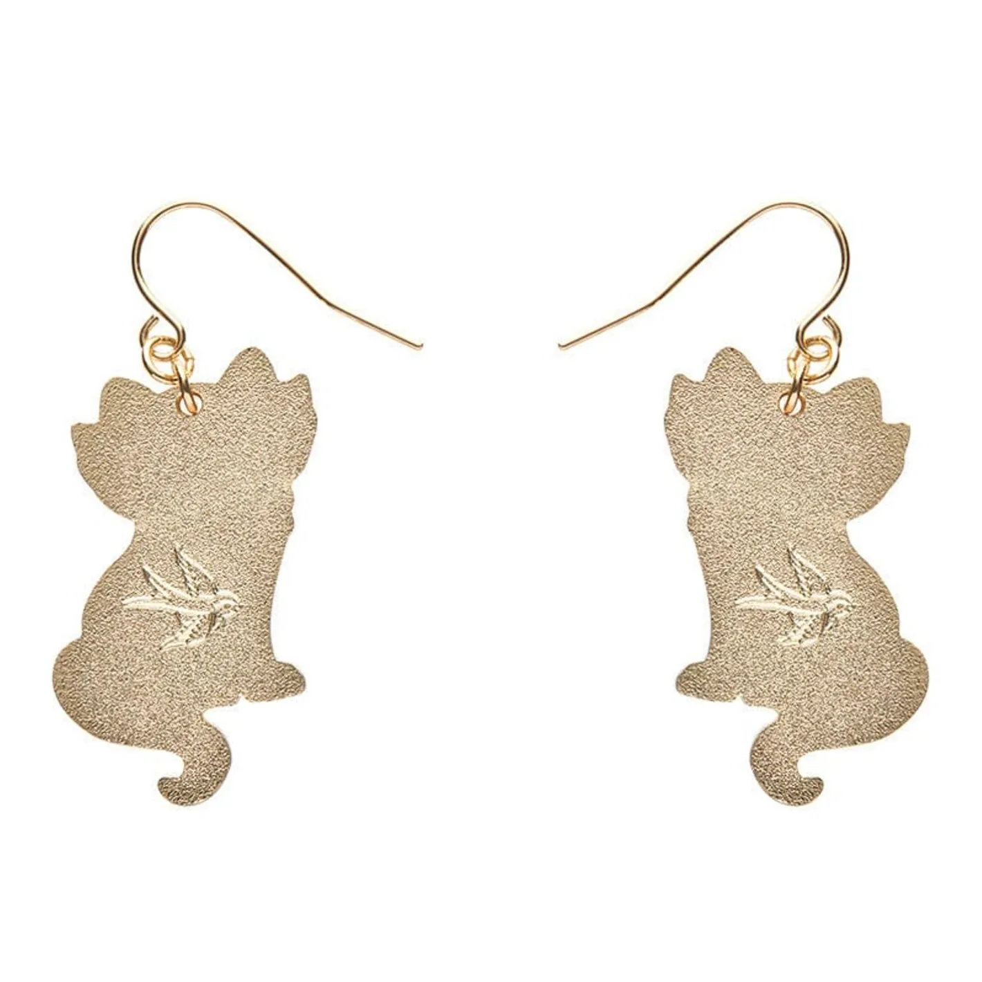 Erstwilder Elissa The Rainbow Cat Enamel Drop Earrings^ Enamel Earrings