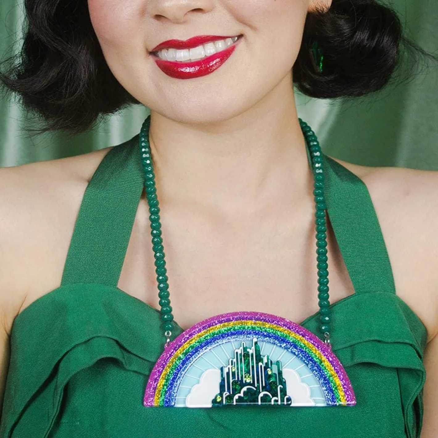 Erstwilder Emerald City Necklace^ Necklaces