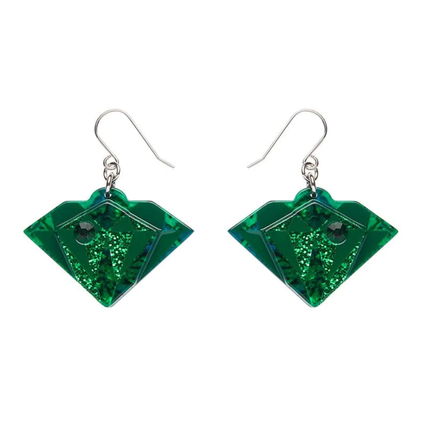 Erstwilder Emerald Earrings^ Earrings