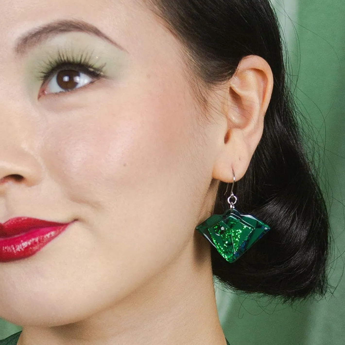 Erstwilder Emerald Earrings^ Earrings