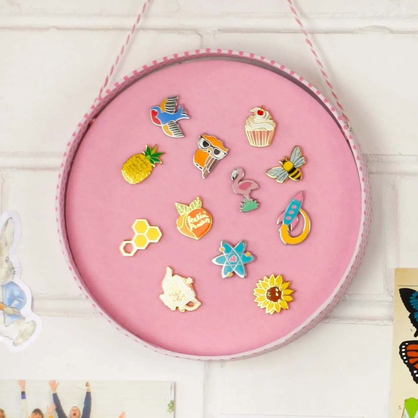 Erstwilder Enamel Pin Collectors Box (Pink)^ Components