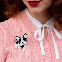 Erstwilder Fabian The French Bulldog Brooch^ Brooches