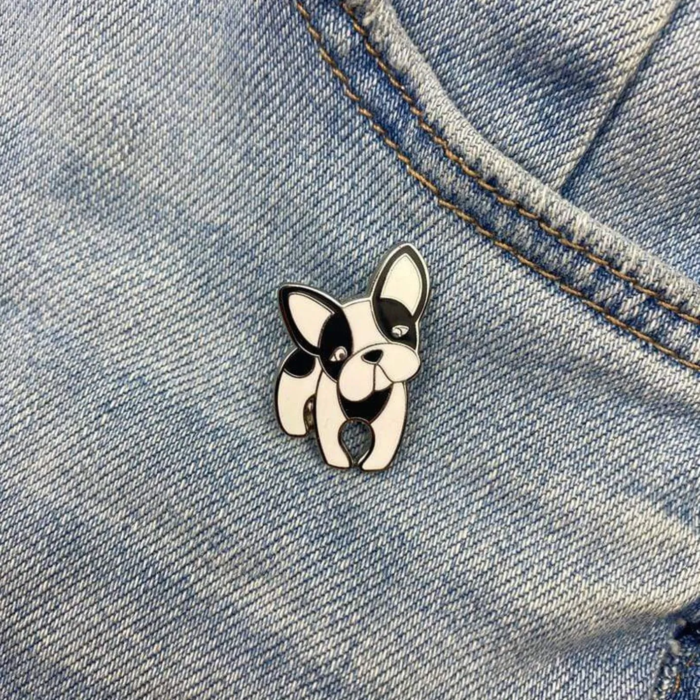 Erstwilder Fabian The French Bulldog Enamel Pin^ Enamel Pins