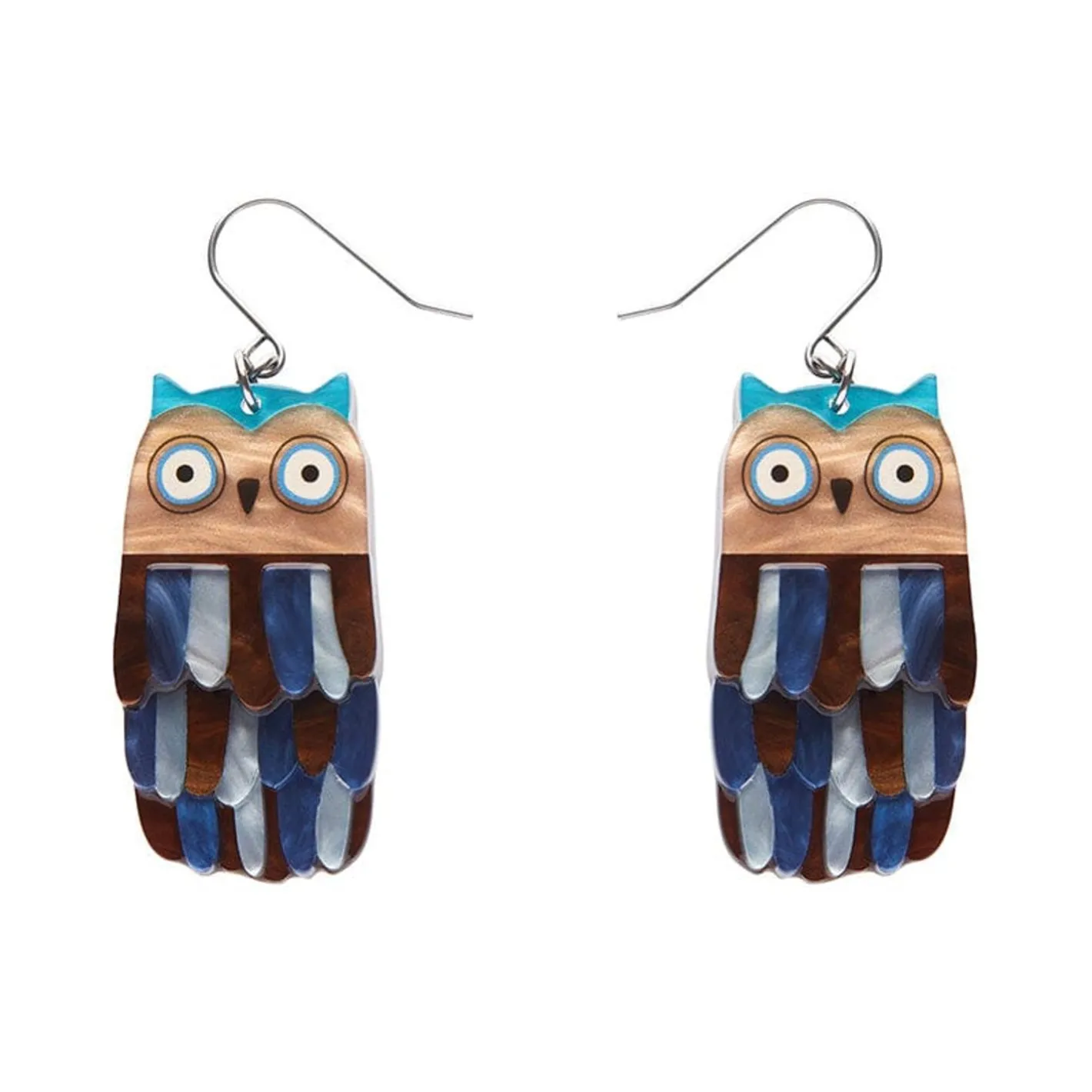 Erstwilder Feather Dress Drop Earrings^ Earrings