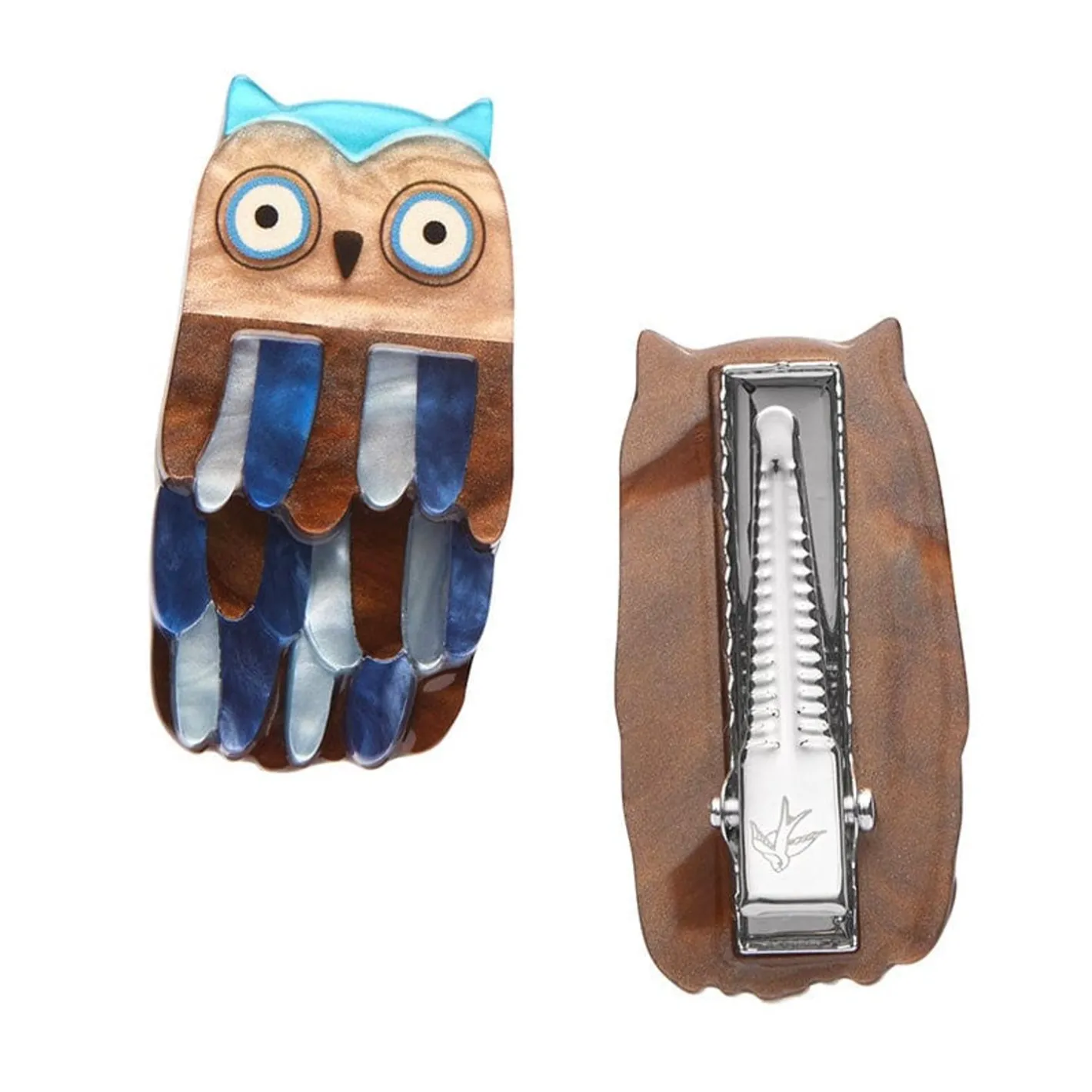 Erstwilder Feather Dress Hair Clips Set - 2 Piece^ Hair Clips & Claws