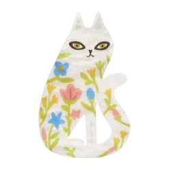 Erstwilder Feline Florescence Brooch^ Brooches