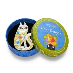 Erstwilder Feline Florescence Brooch^ Brooches