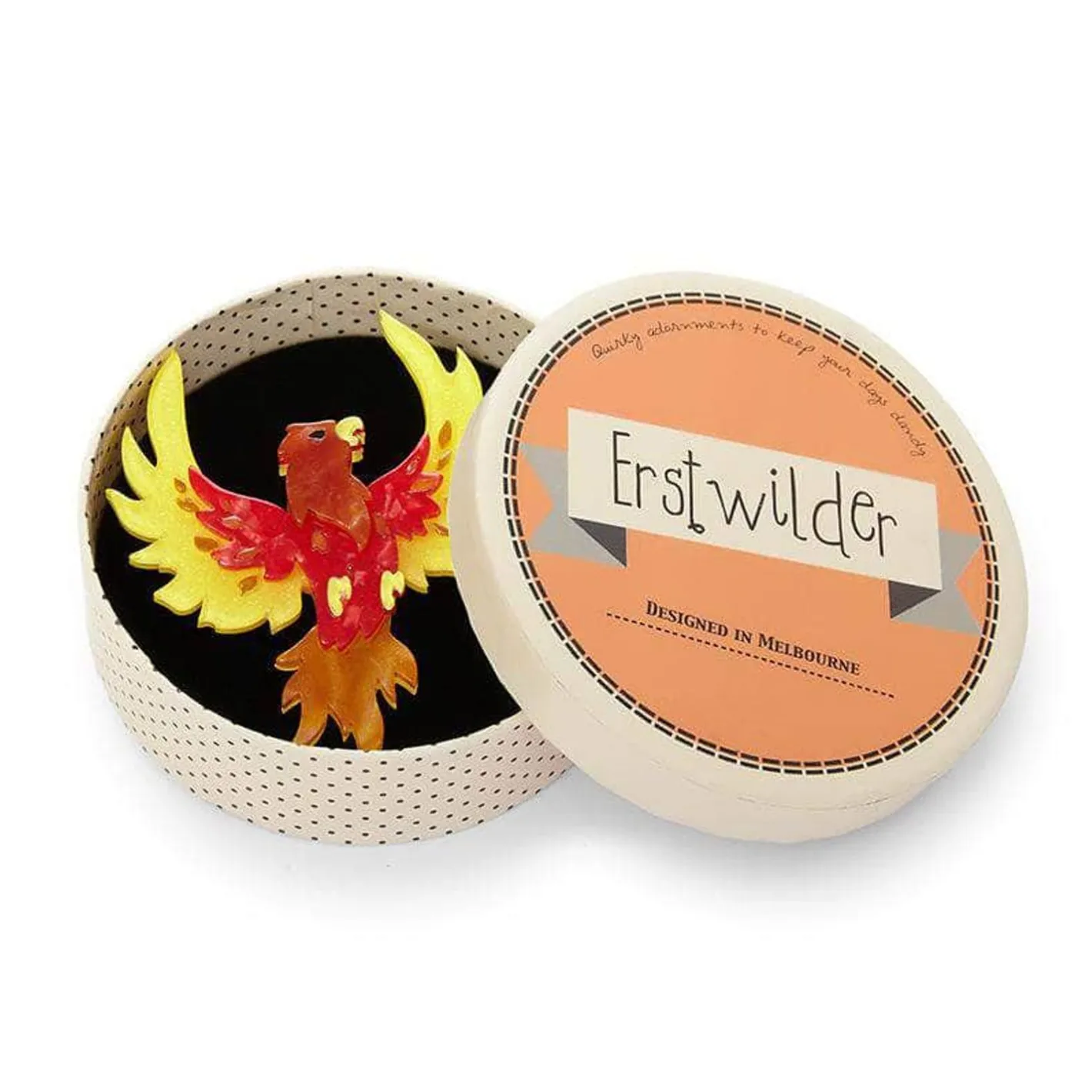 Erstwilder Fiery Fawkes Brooch^ Brooches