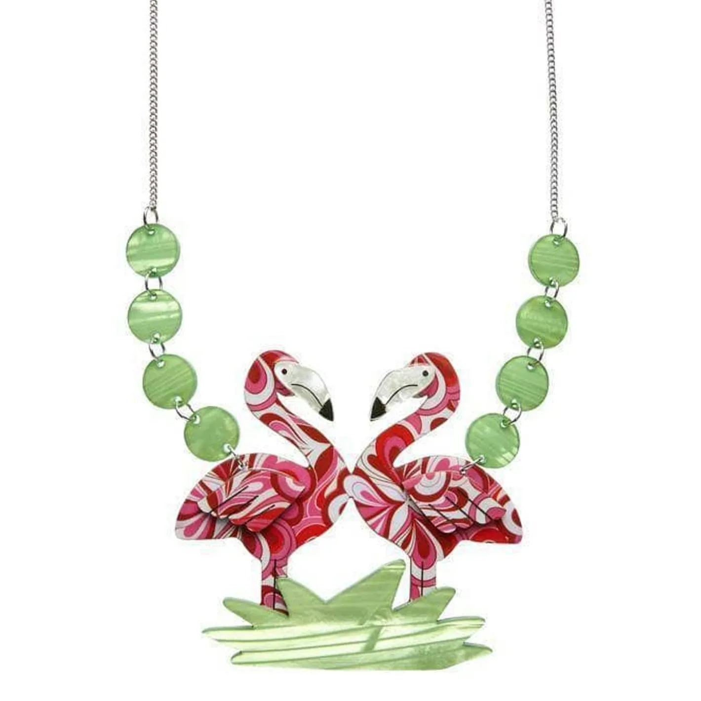 Erstwilder Flamboyant Flamingo Fair Necklace^ Necklaces