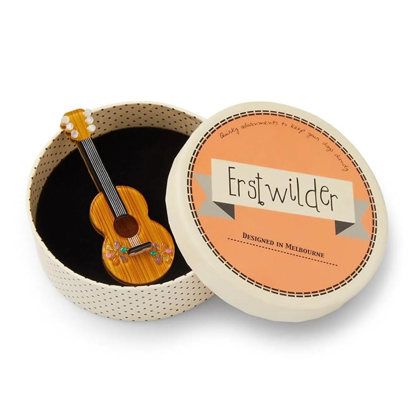 Erstwilder Flamenco Guitarra Brooch^ Brooches