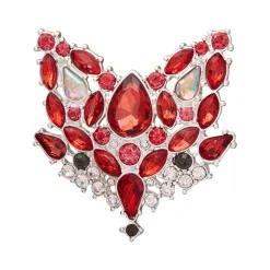 Erstwilder Flora Fox Face Stone Set Crystal Brooch^ Brooches
