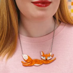 Erstwilder Flynn The Flying Fox Necklace^ Necklaces