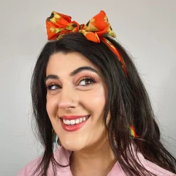 Erstwilder Follow The Sun Head Scarf Orange^ Scarves