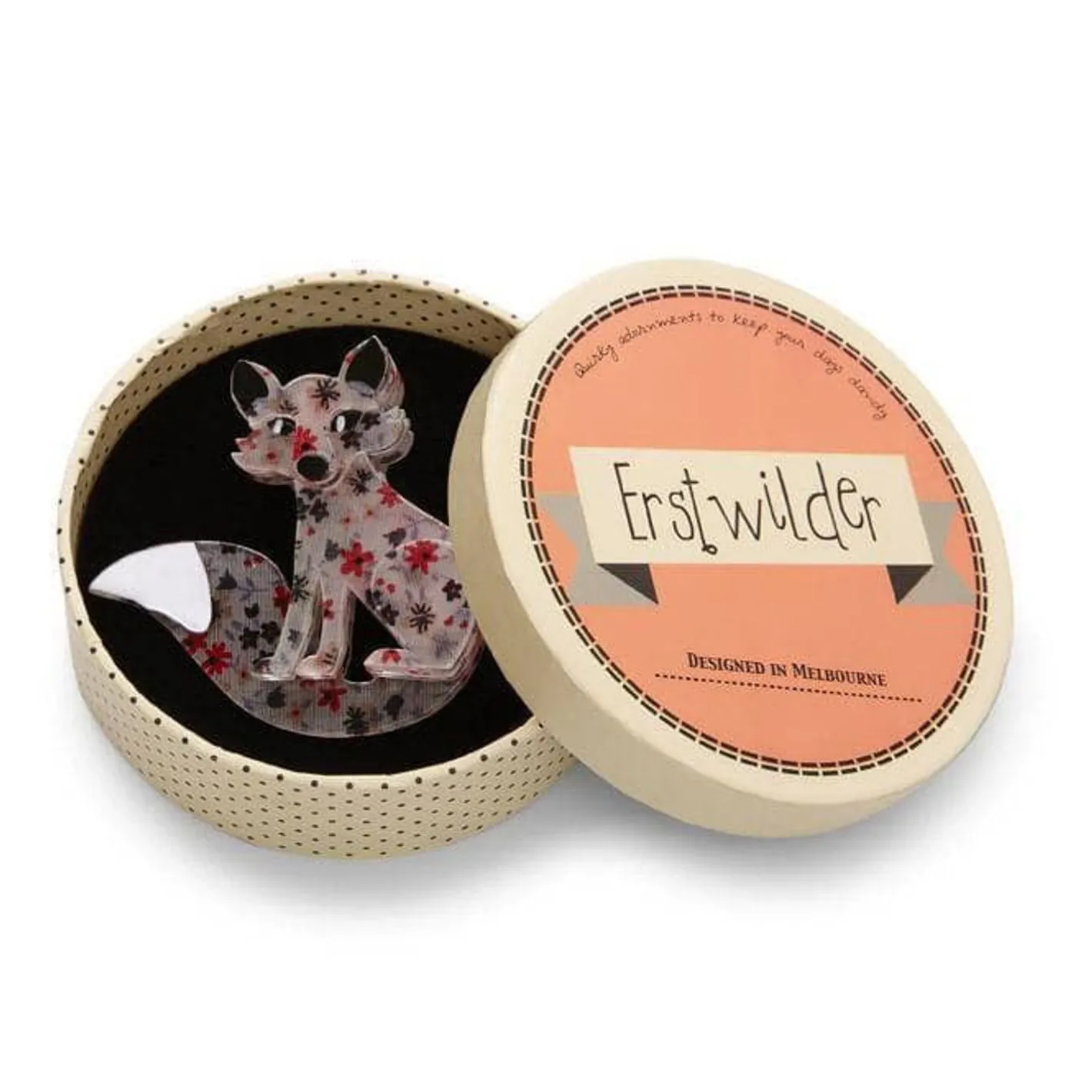 Erstwilder Frond Fox Brooch^ Brooches