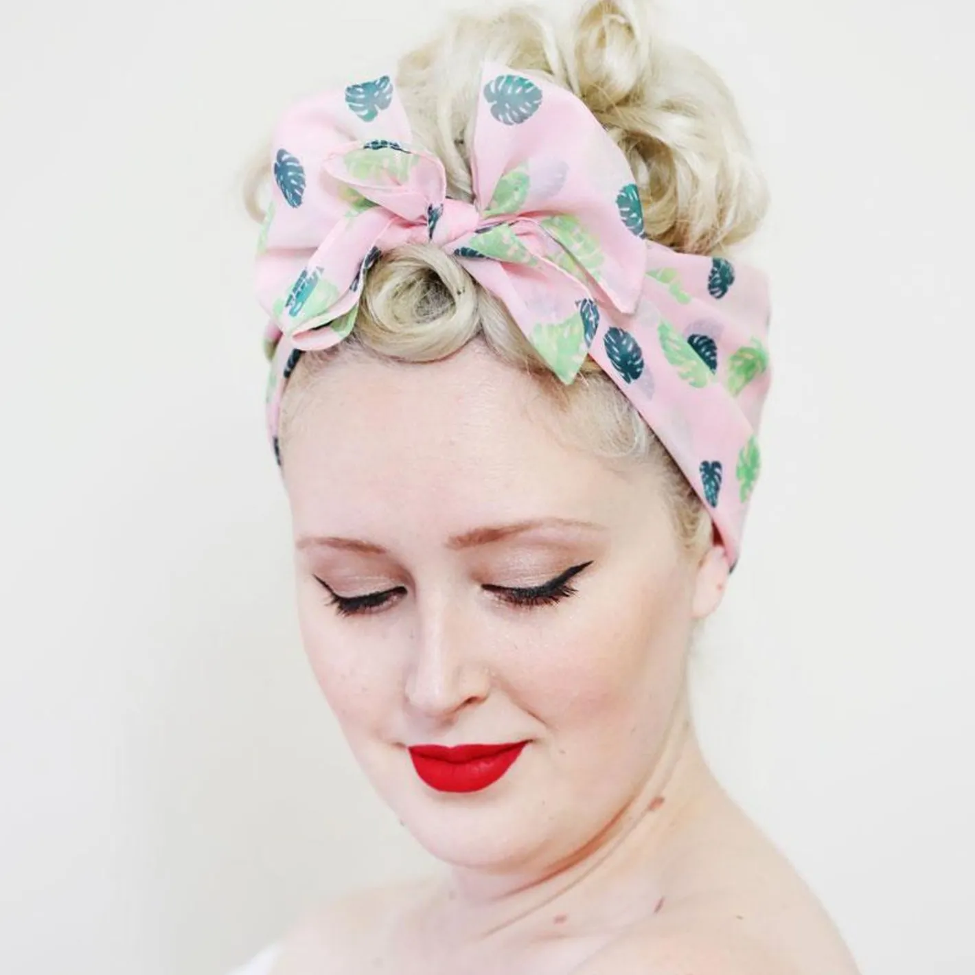 Erstwilder Fronds Of Fancy Monstera Head Scarf^ Scarves