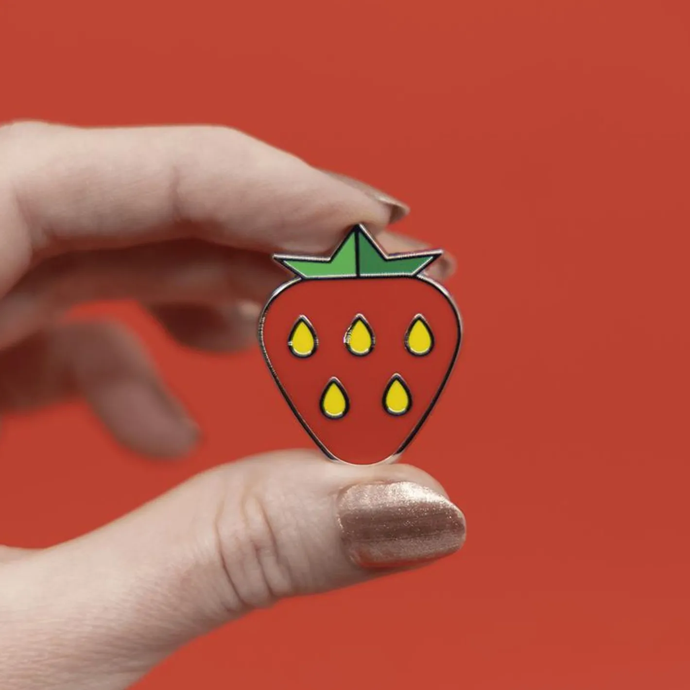 Erstwilder Fruit Salad Strawberry Enamel Pin^ Enamel Pins