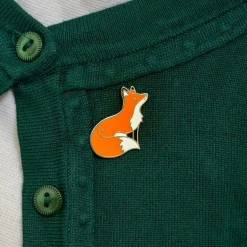 Erstwilder Furtive Fox Enamel Pin^ Enamel Pins