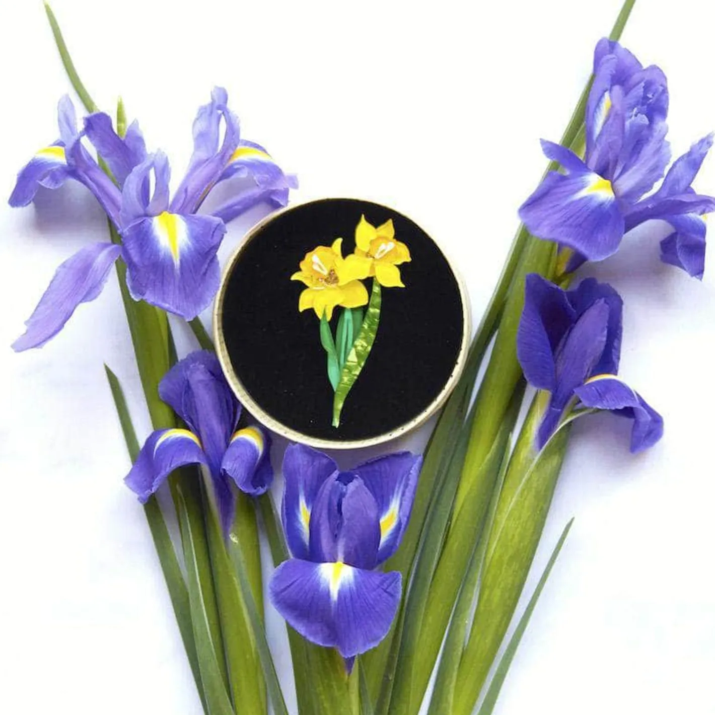 Erstwilder Garden Goddess Daffodil Brooch^ Brooches