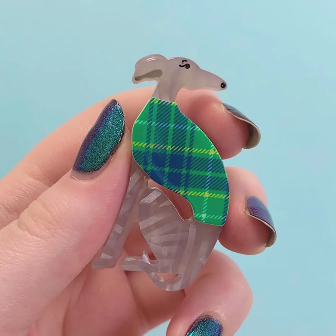 Erstwilder Garrison The Greyhound Mini Brooch^ Brooches