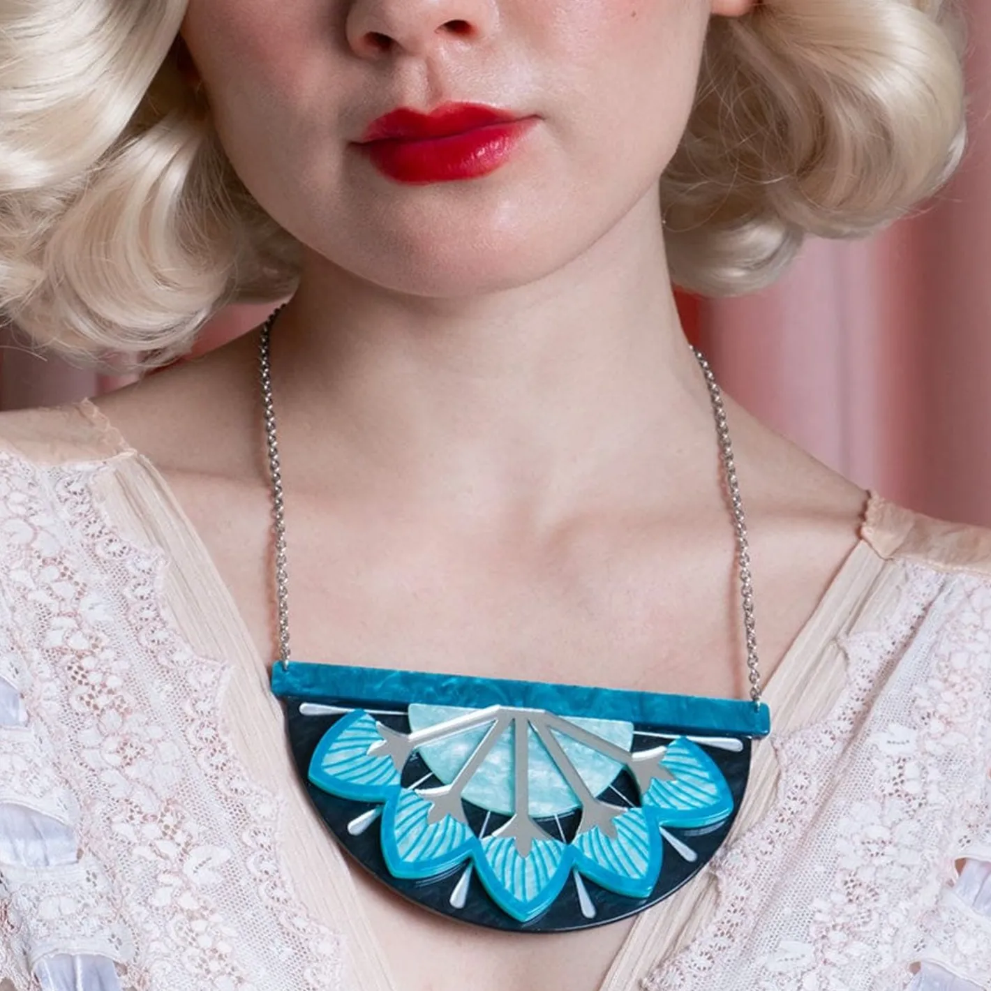 Erstwilder Geometric Fanfare Necklace^ Necklaces