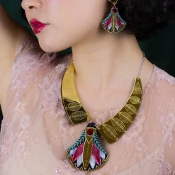 Erstwilder Gift Of The Nile Papyrus Necklace^ Necklaces