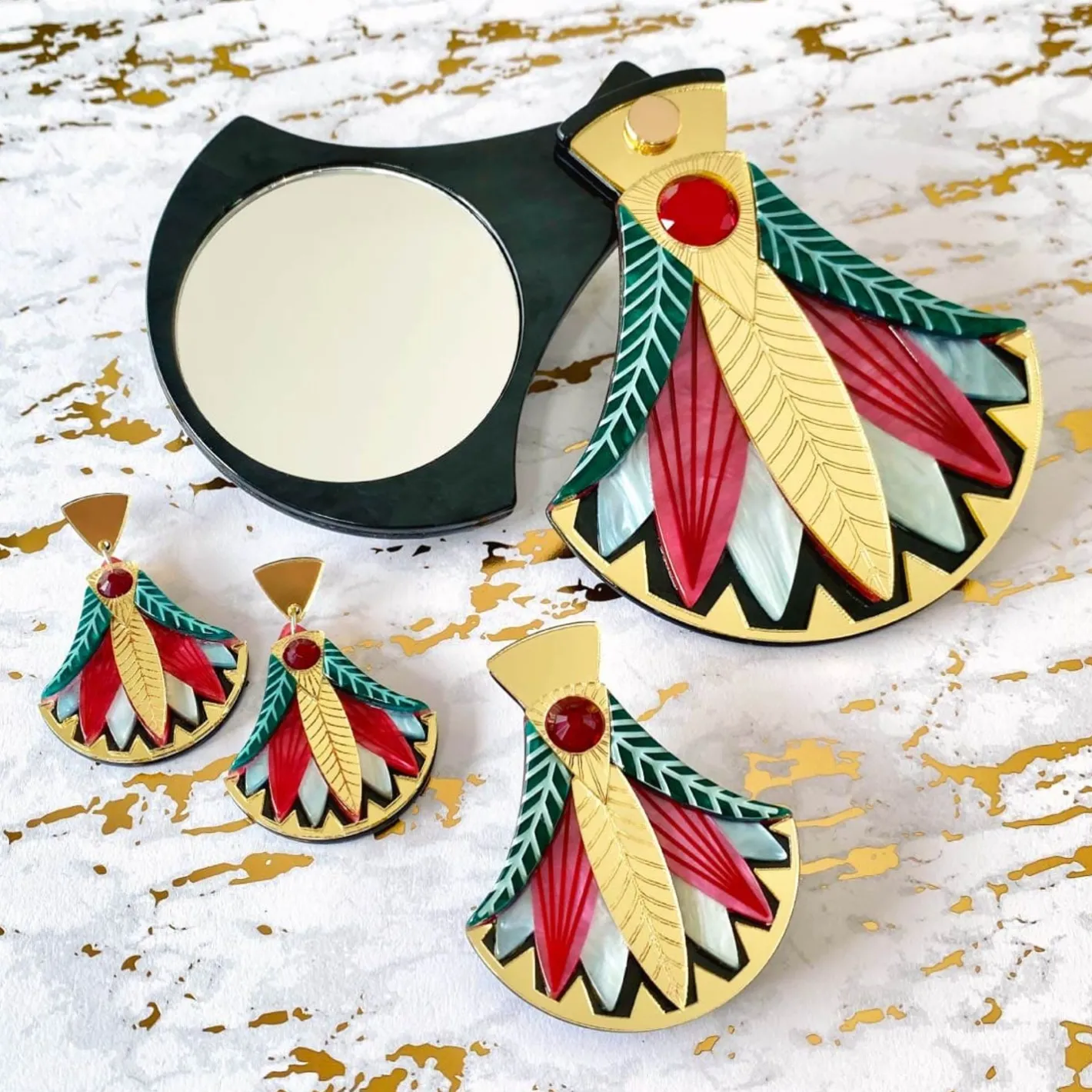 Erstwilder Gift Of The Nile Papyrus Brooch^ Brooches