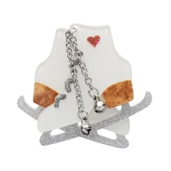 Erstwilder Glitter And Glide Skates Brooch^ Brooches