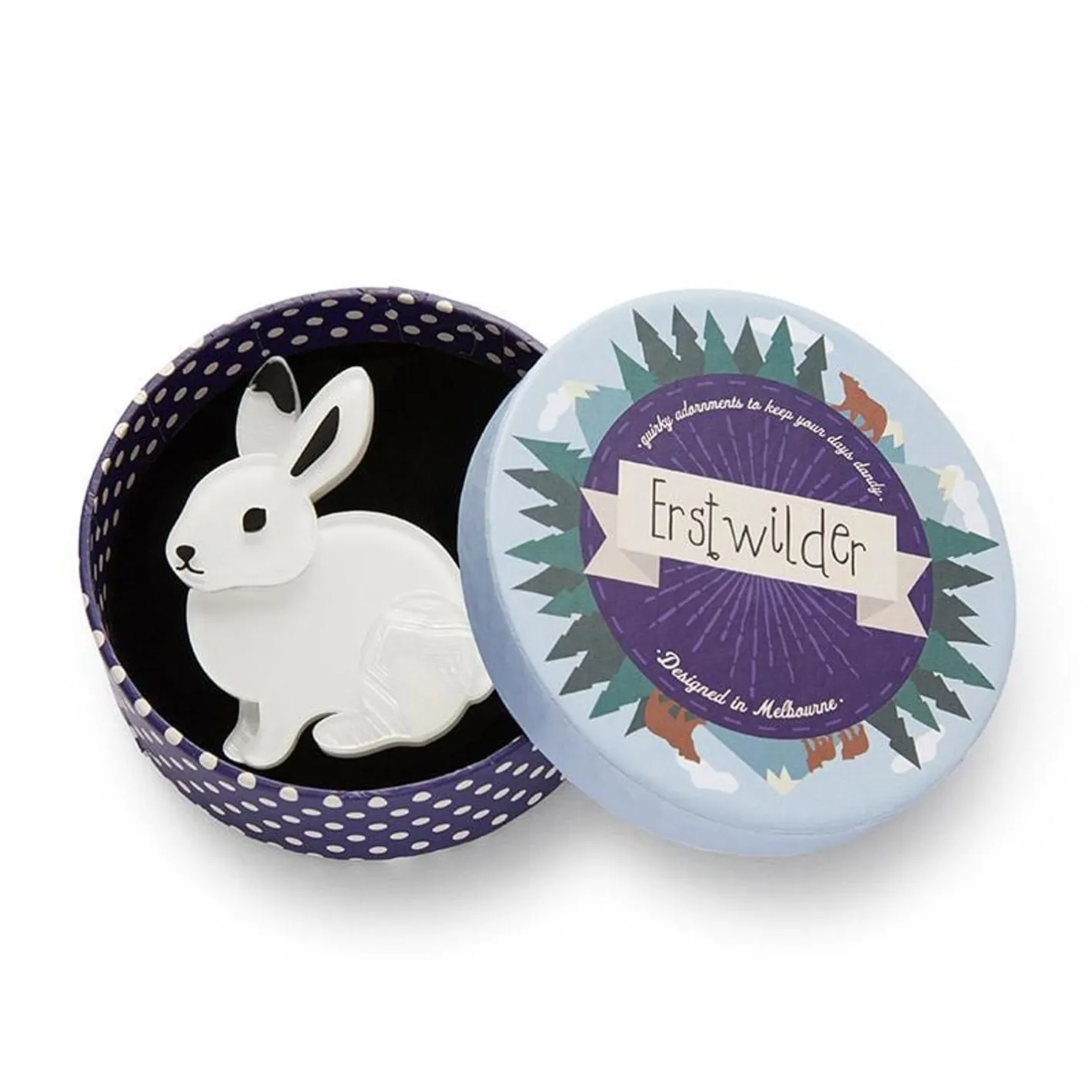 Erstwilder Good Hare Day Brooch^ Brooches