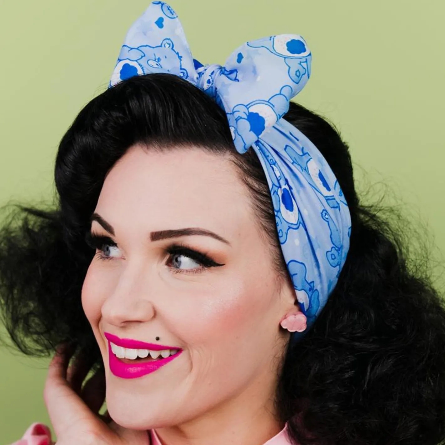 Erstwilder Grumpy Bear Head Scarf^ Scarves