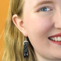 Erstwilder Halloween Hang-Up Bat Drop Earrings^ Earrings