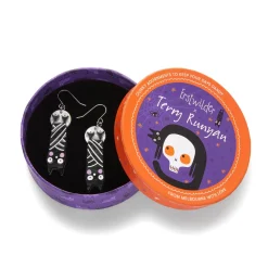 Erstwilder Halloween Hang-Up Bat Drop Earrings^ Earrings