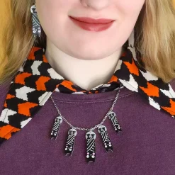 Erstwilder Halloween Hang-Up Bat Necklace^ Necklaces
