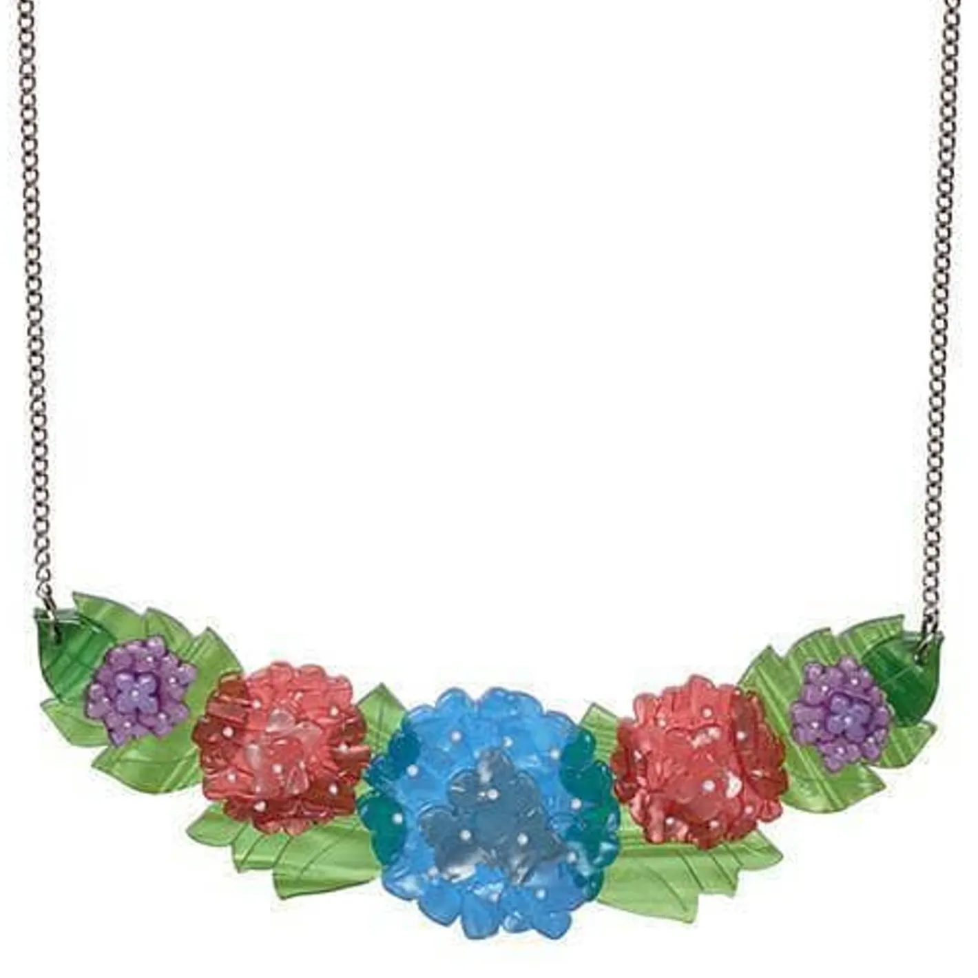 Erstwilder Harmonious Hydrangea Necklace^ Necklaces