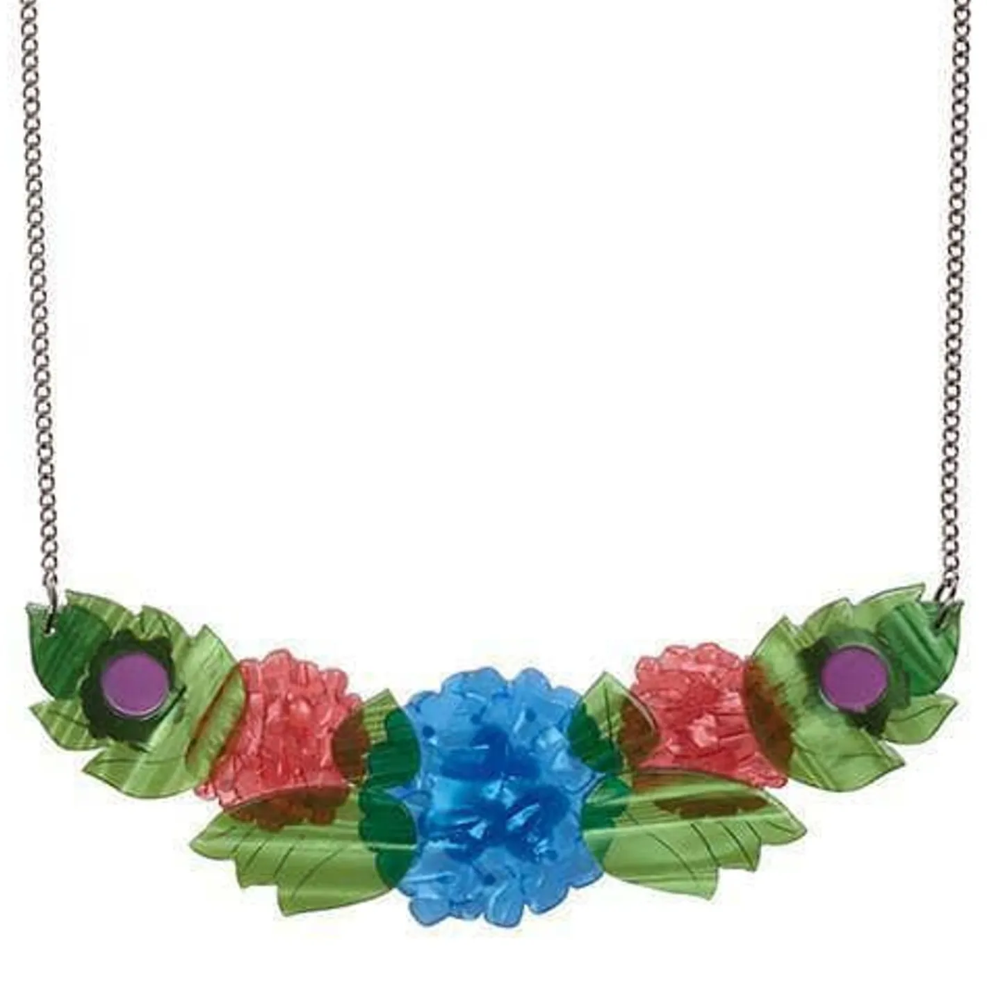Erstwilder Harmonious Hydrangea Necklace^ Necklaces