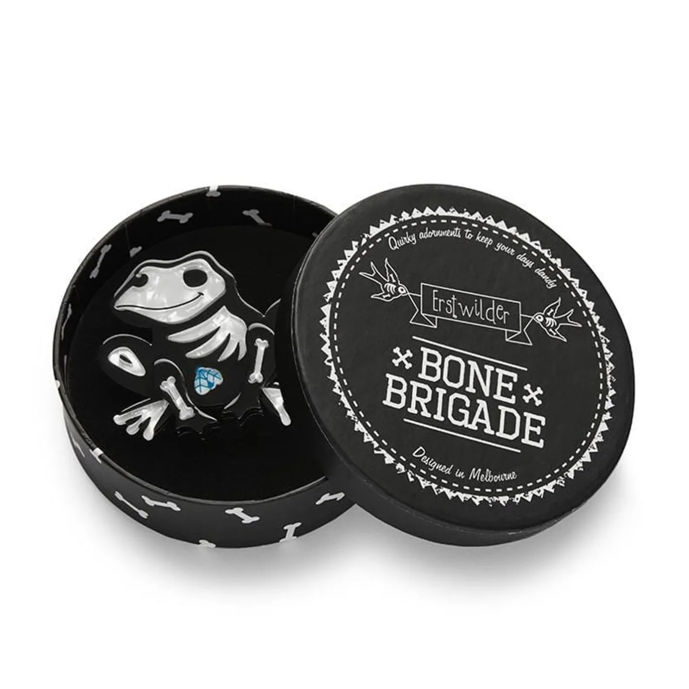 Erstwilder Haunted Hopper Brooch^ Brooches