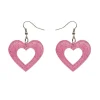 Erstwilder Heart Glitter Resin Drop Earrings - Pink^ Essential Earrings