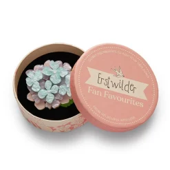 Erstwilder Heartfelt Hydrangea Brooch^ Brooches