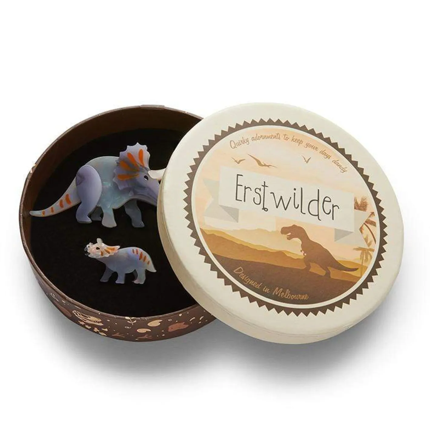 Erstwilder Herbivore Heritage Brooch Set^ Brooches