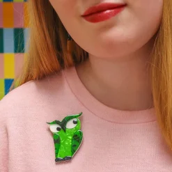Erstwilder Herb'S Hot Hoot Brooch^ Brooches