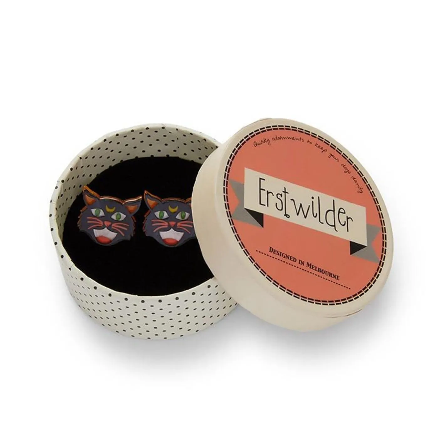 Erstwilder Hex Kitten Earrings^ Earrings